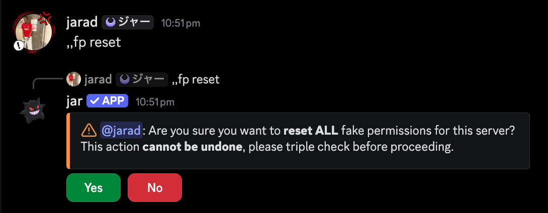 Fake permission reset prompt