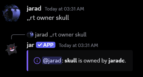 Reaction trigger owner