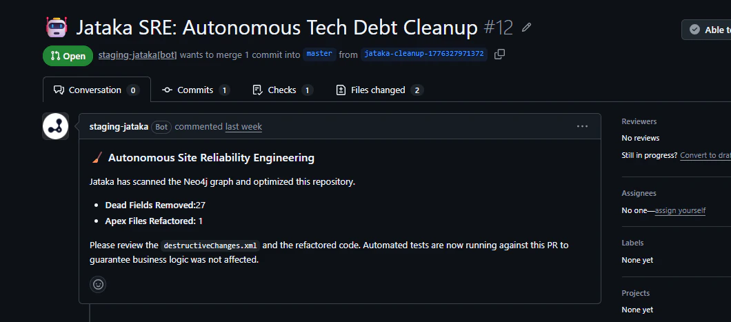 Autonomous Cleanup Pull Request