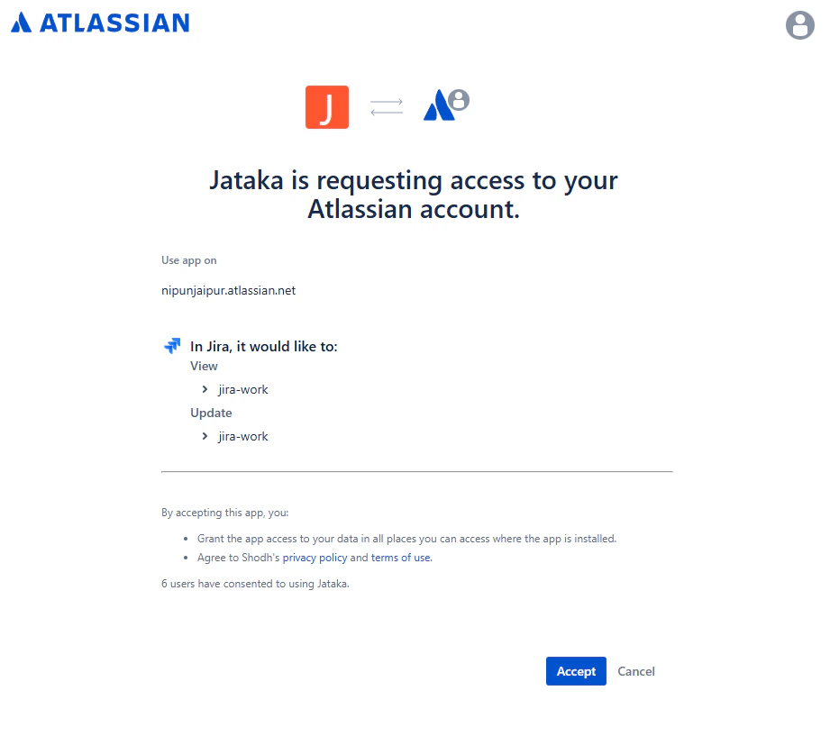 Jira OAuth Consent
