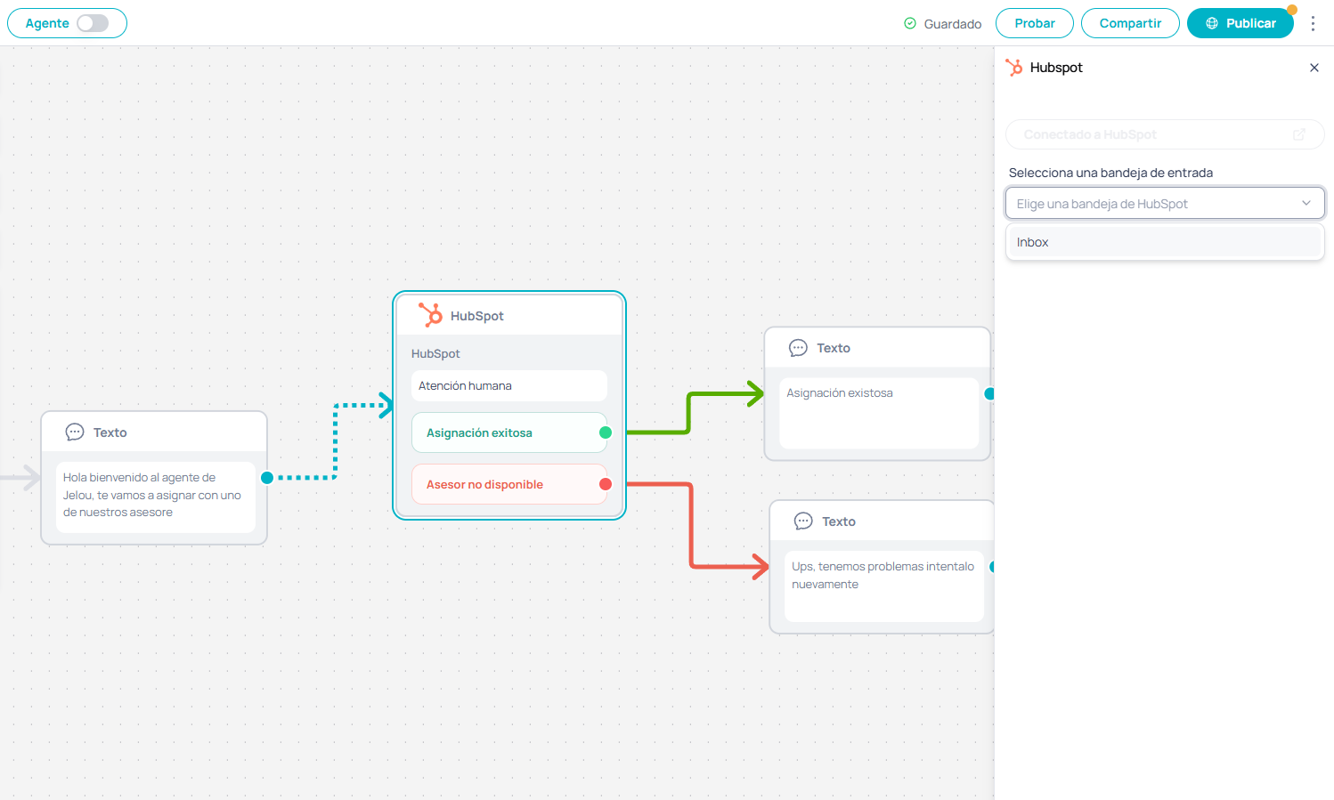 HubSpot inbox configuration
