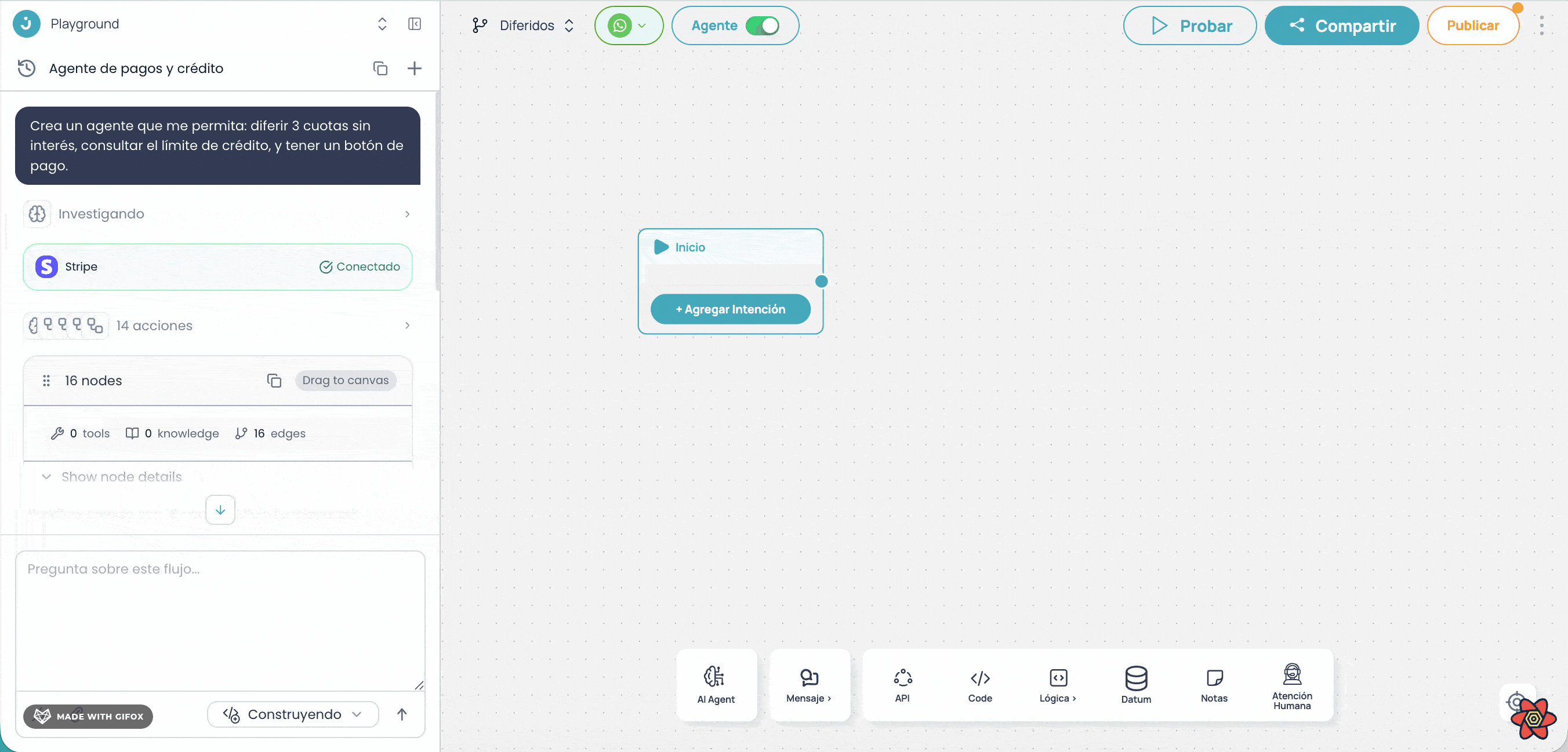 Canvas de Brain Studio