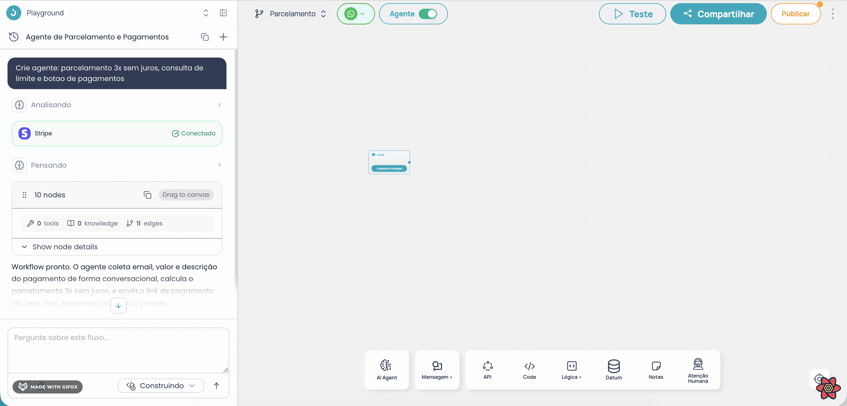 Canvas do Brain Studio