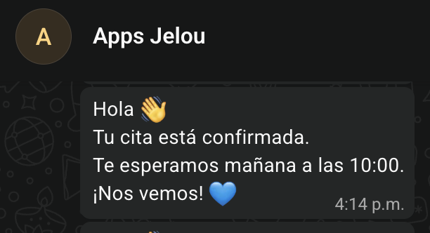 Conversación de WhatsApp del cliente con los cuatro mensajes del asesor recibidos en una sola burbuja, con una única hora de entrega