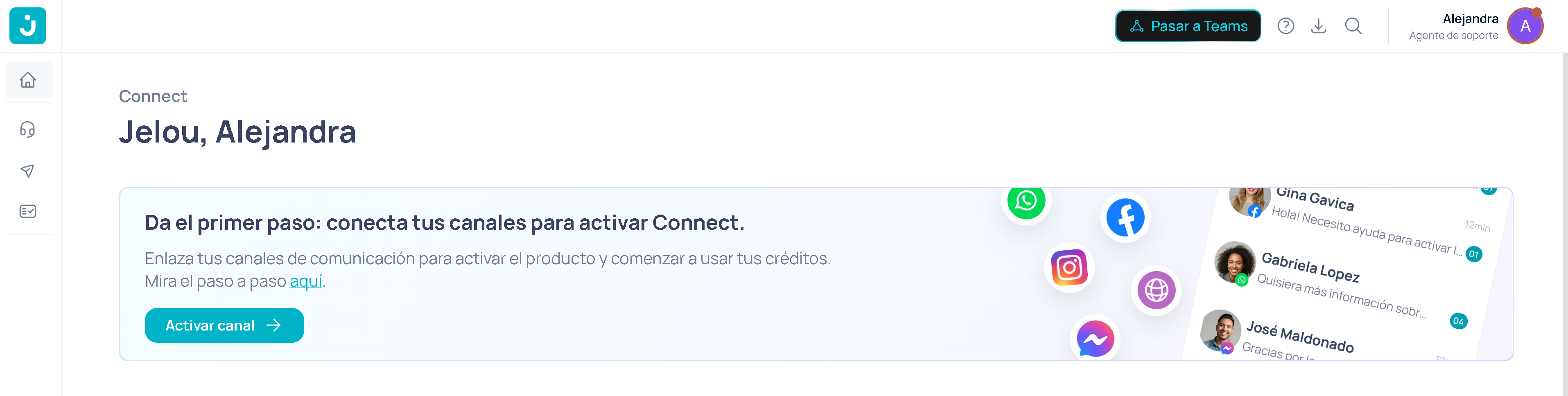 Bandeja de atención unificada
