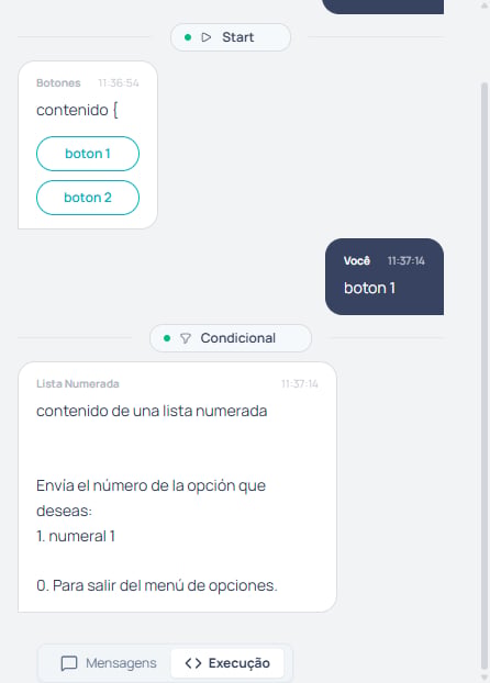 Cartões de nós agrupados com ícone, nome e estado