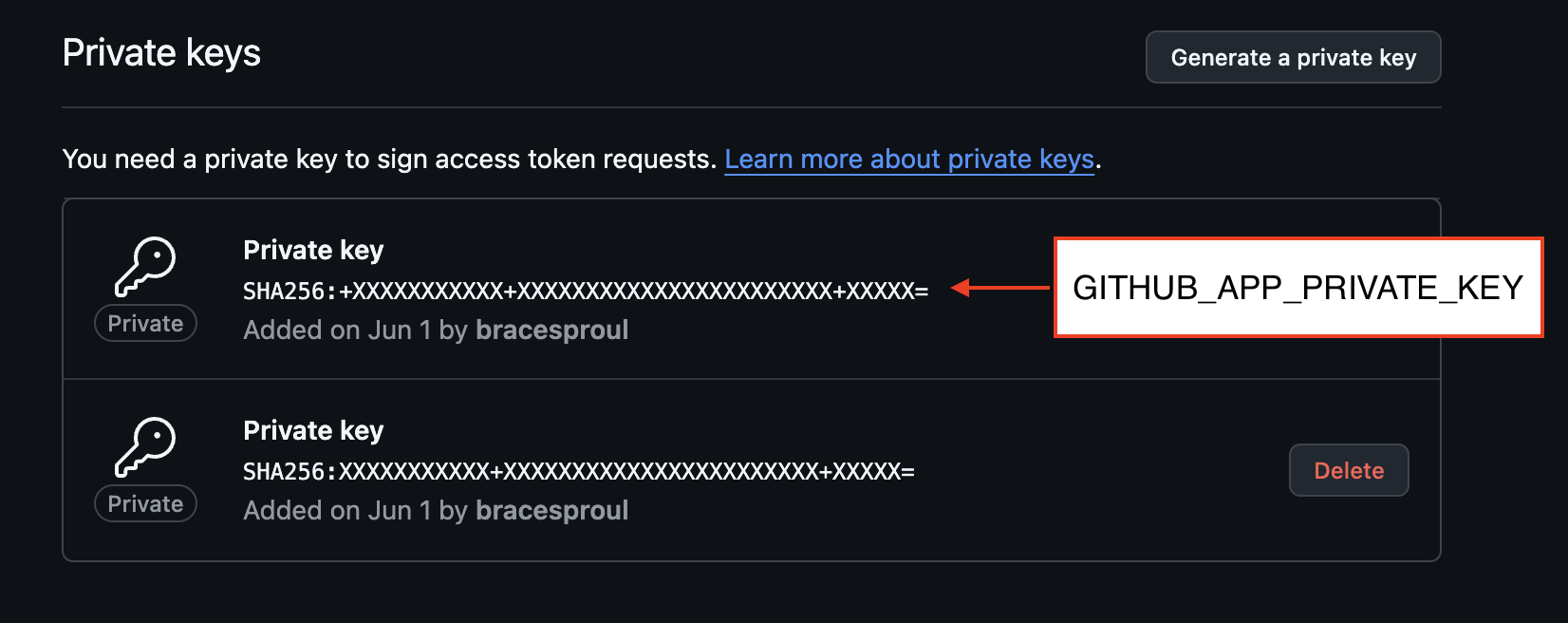 GitHub Secrets Screenshot 3