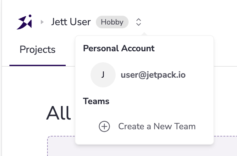 Creating Your Team - Jetify Docs