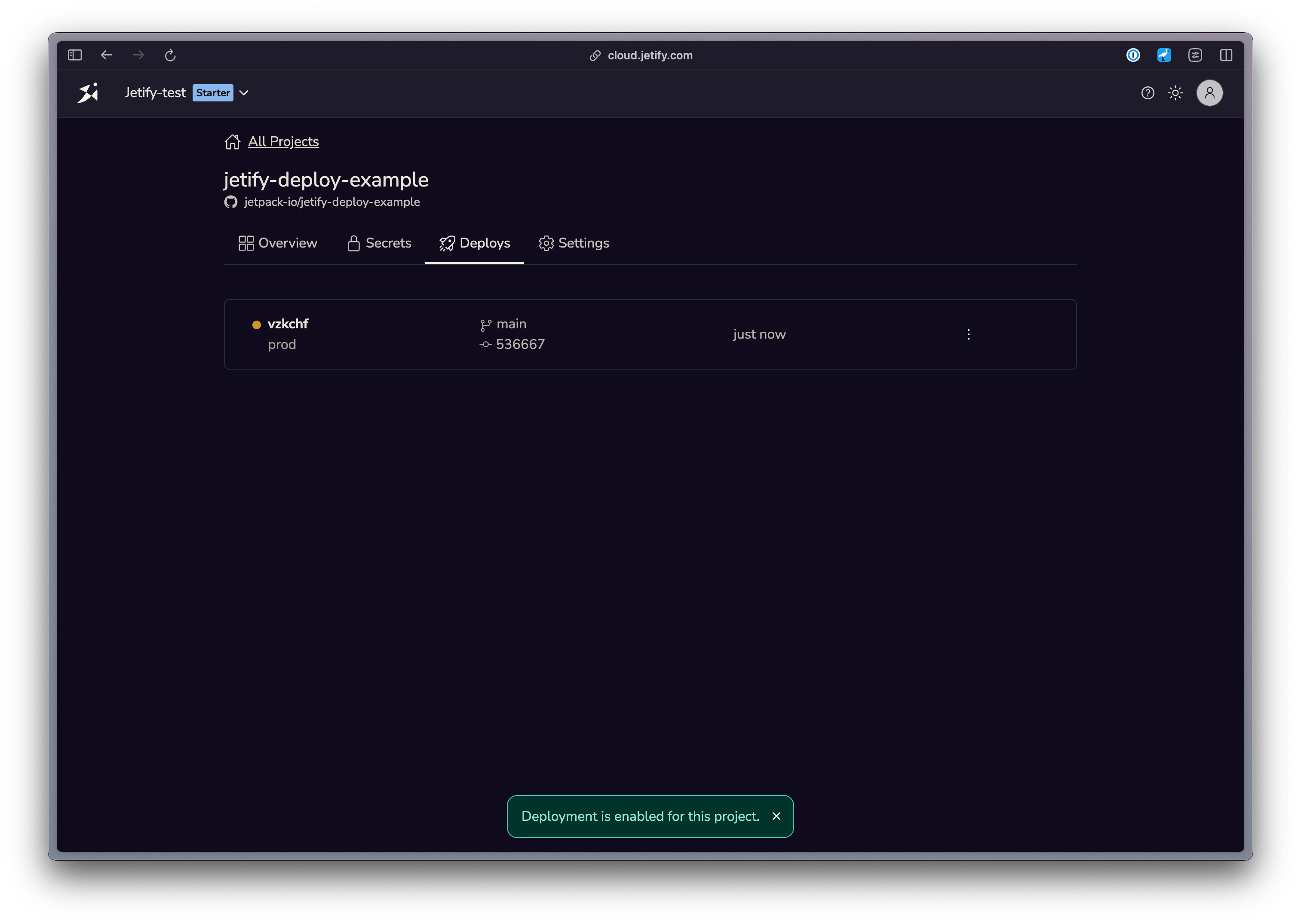 Monitoring Your Deployments - Jetify Docs