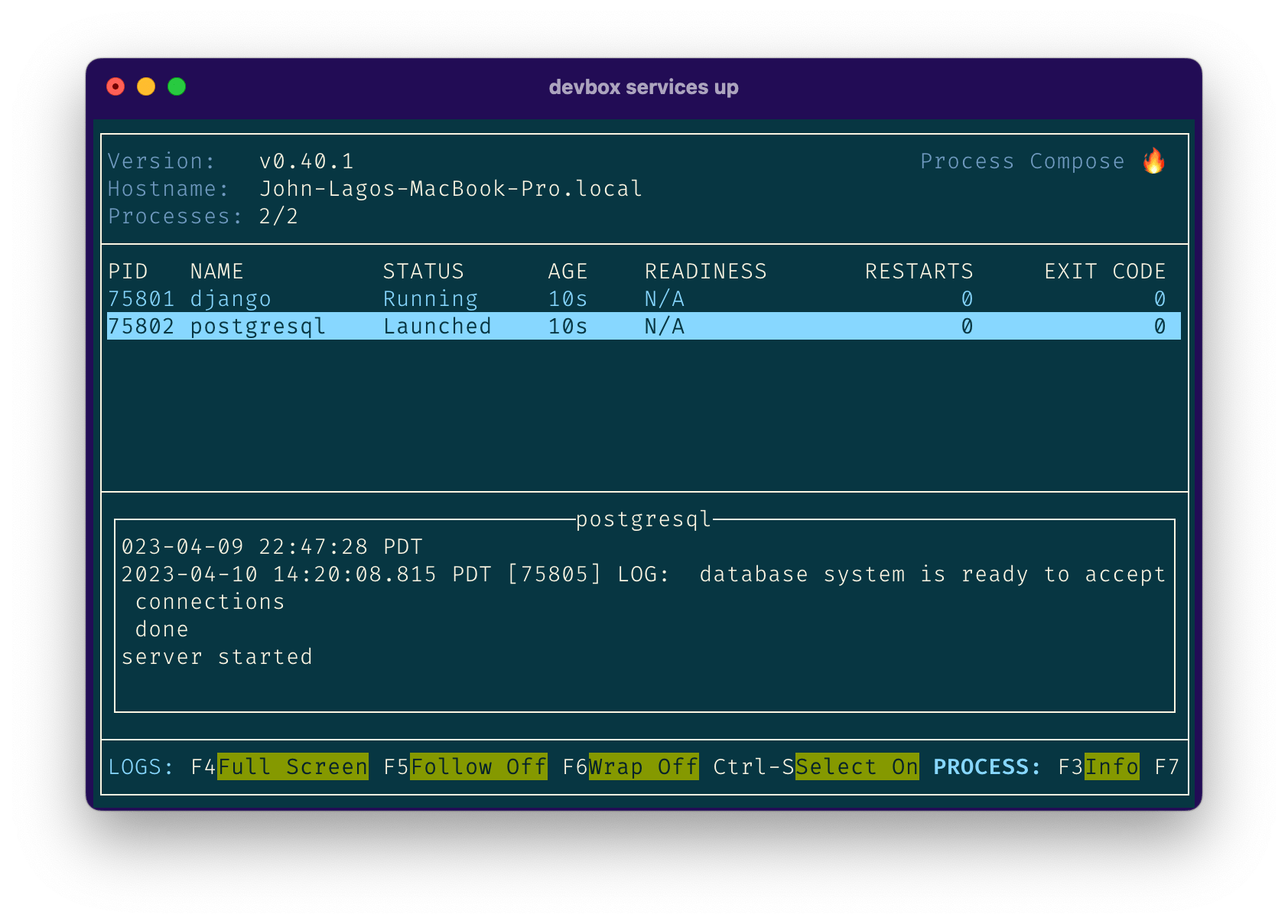 Jetify Running Services - Jetify Docs