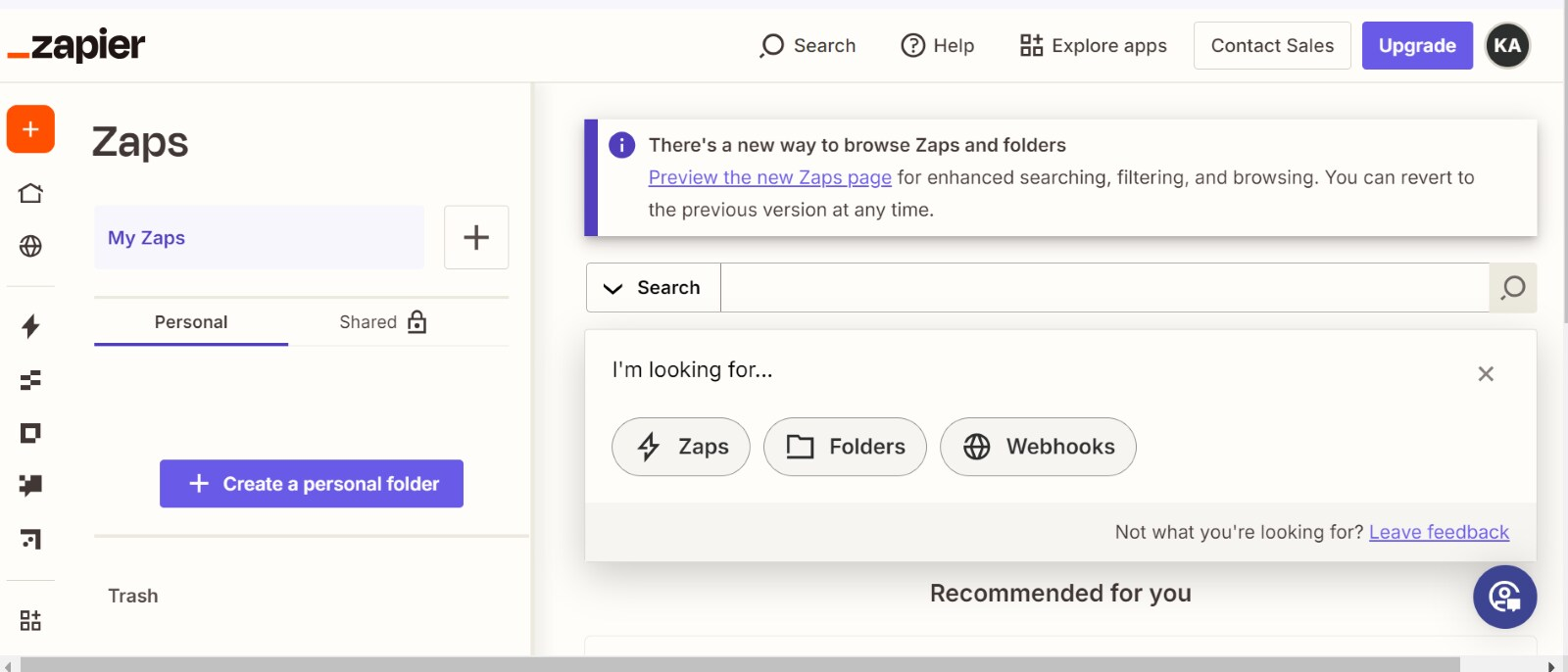 Zapier invitation screen showing Accept Invite & Build a Zap button