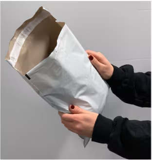 Standard poly mailers without padding