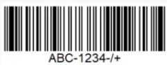 Code-93 barcode example