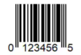 UPC-E barcode example