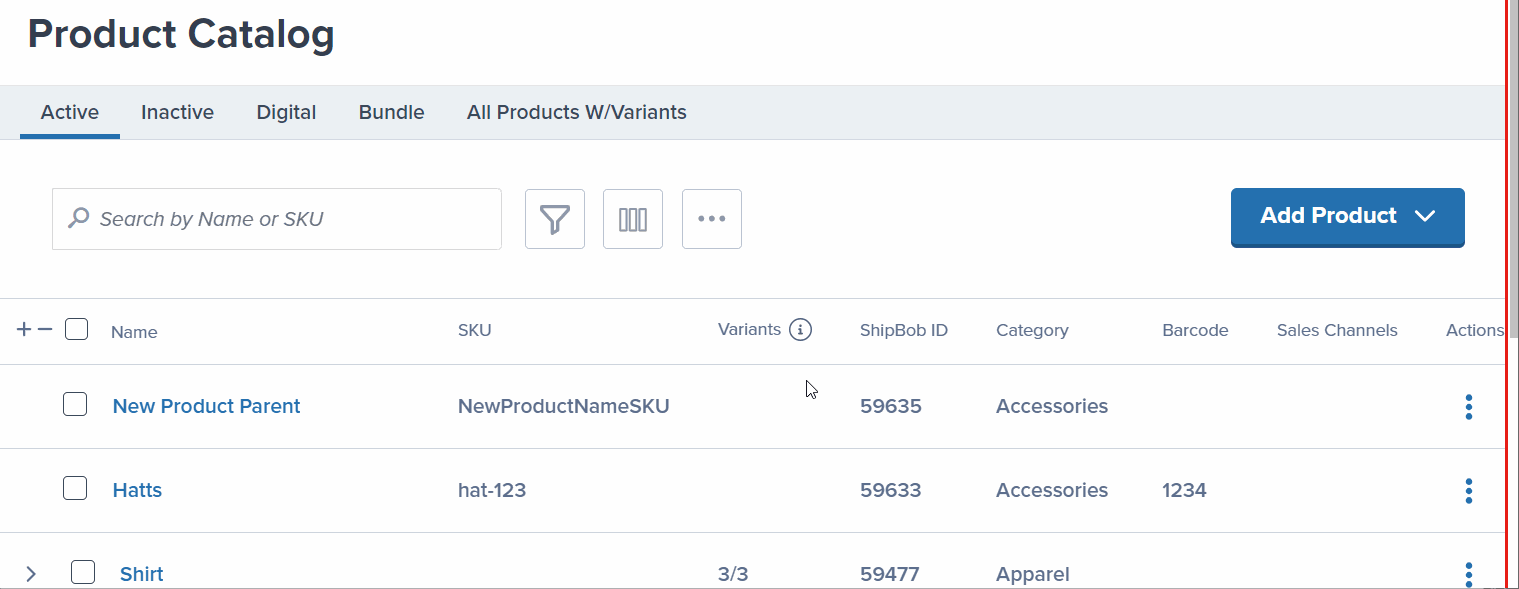 Export Products confirmation dialog