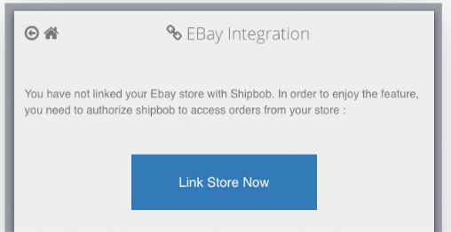 eBay Integration authorization prompt