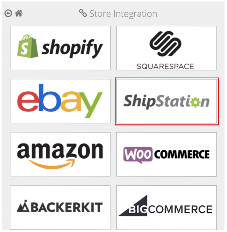 Apps & Integrations page showing platform tiles including Shopify, Walmart, and Linnworks