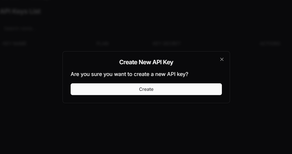 Confirm Pop-up