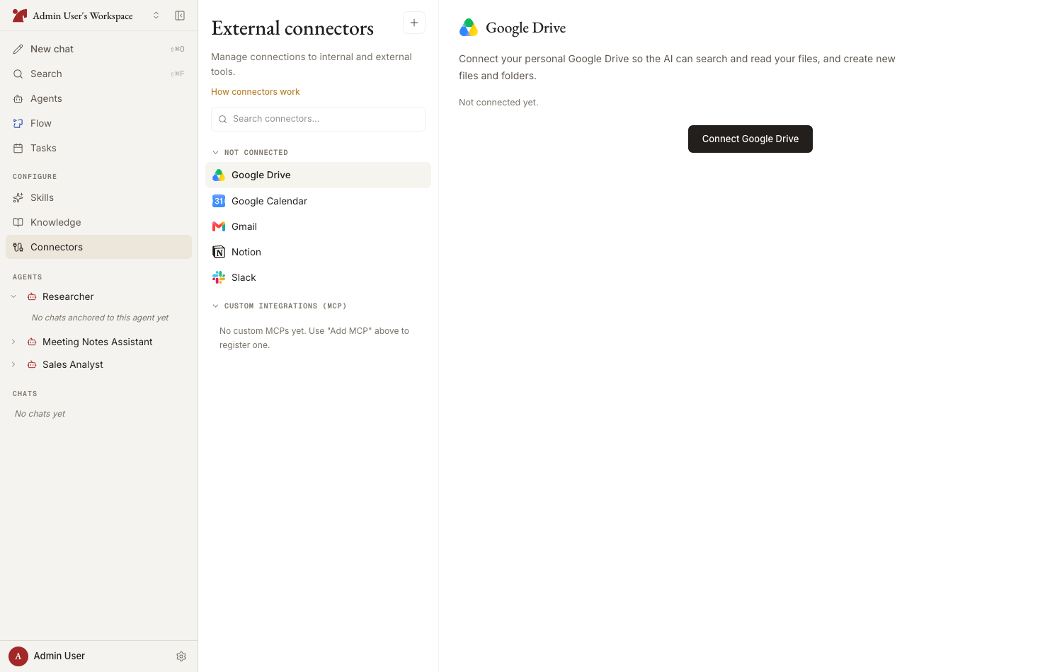 Connectors page