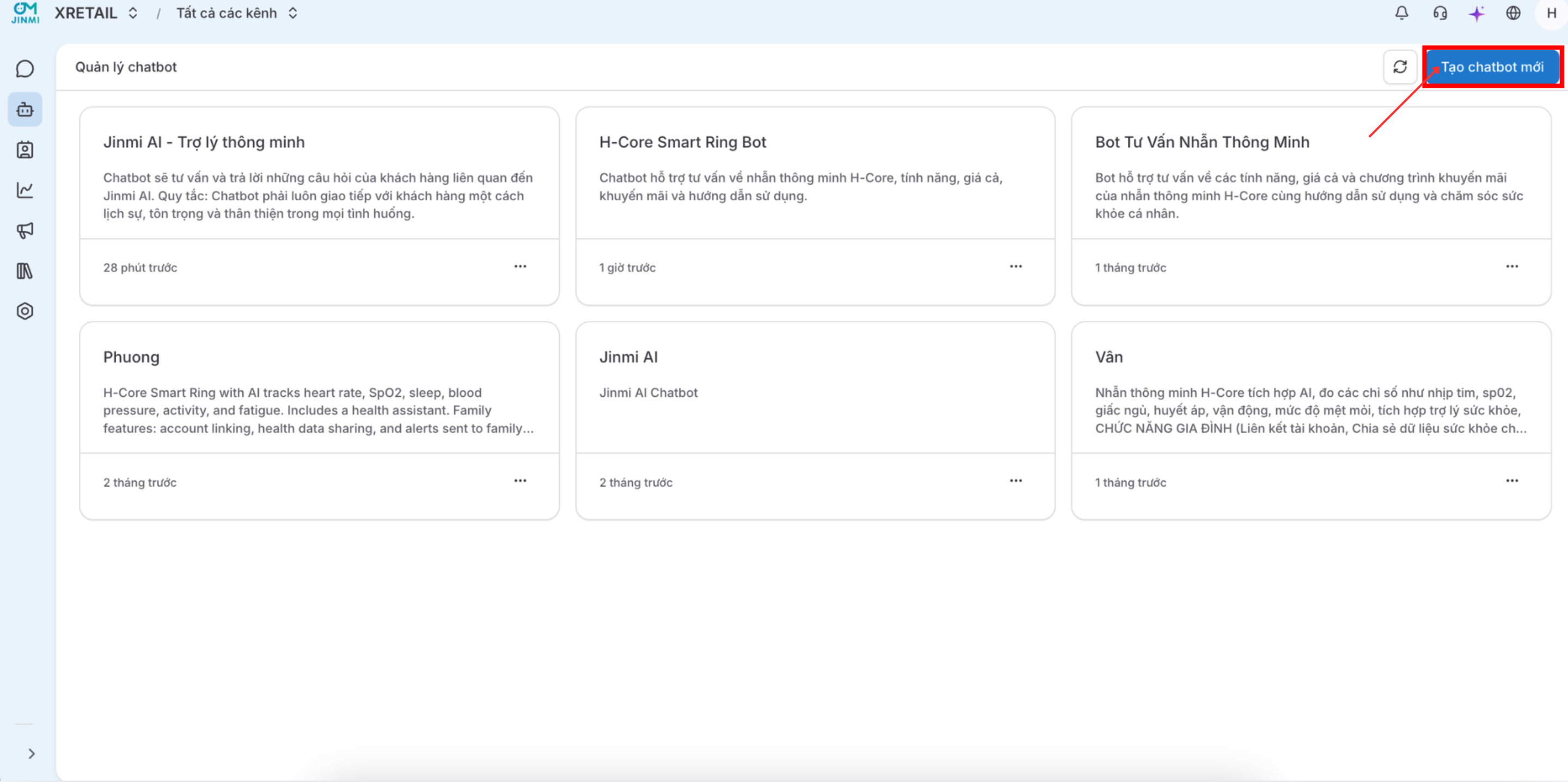 Tạo Chatbot Thủ Công