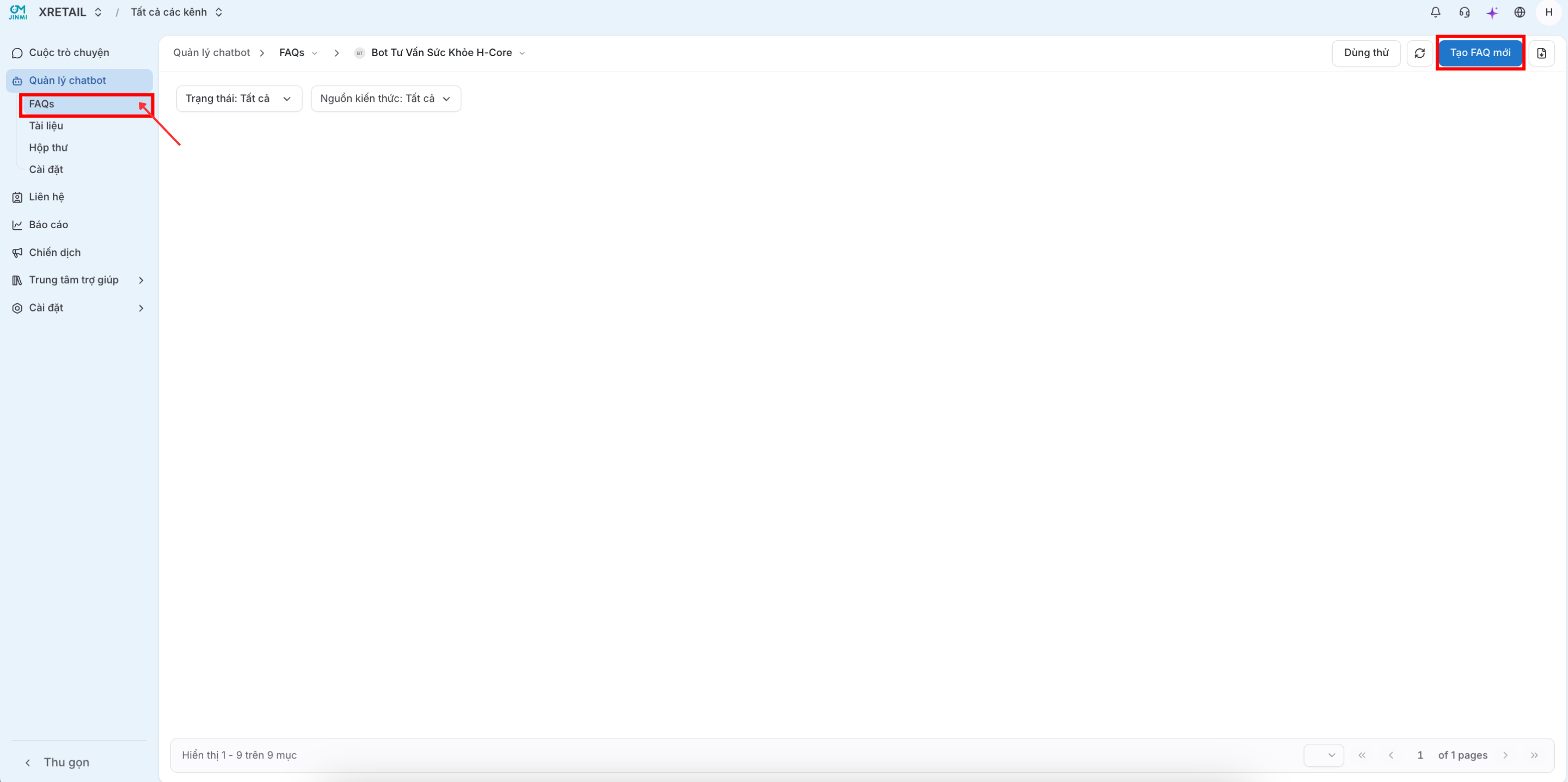 Đào Tạo Chatbot Thủ Công