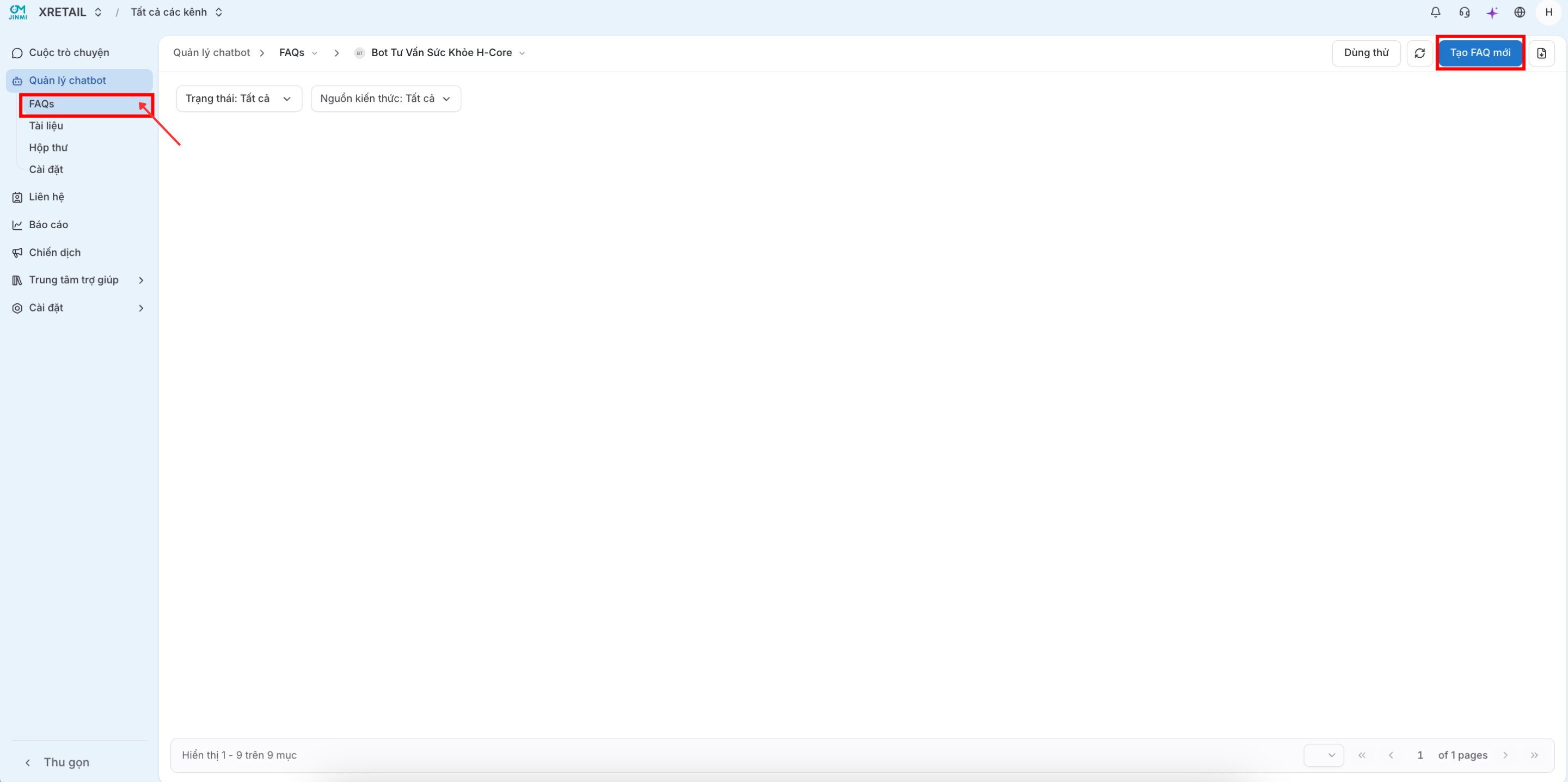Đào Tạo Chatbot Thủ Công