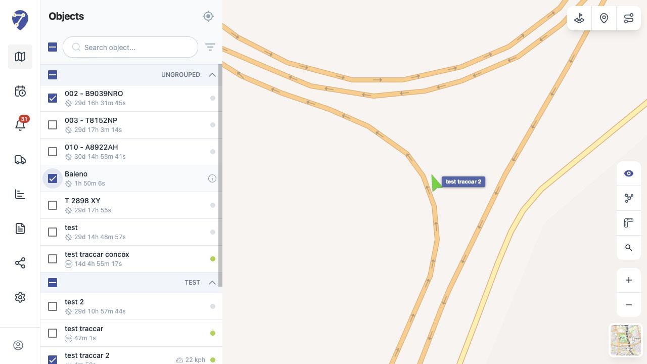 Monitoring Multiple Objects in Jitra staging