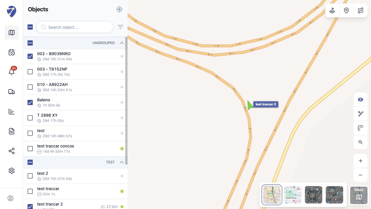 Switching Between Google Maps and OpenStreetMap in Jitra staging