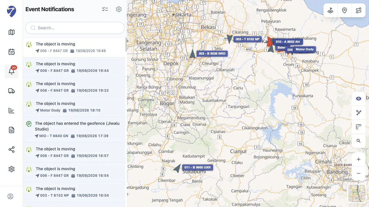 Jitra Event Notifications overview