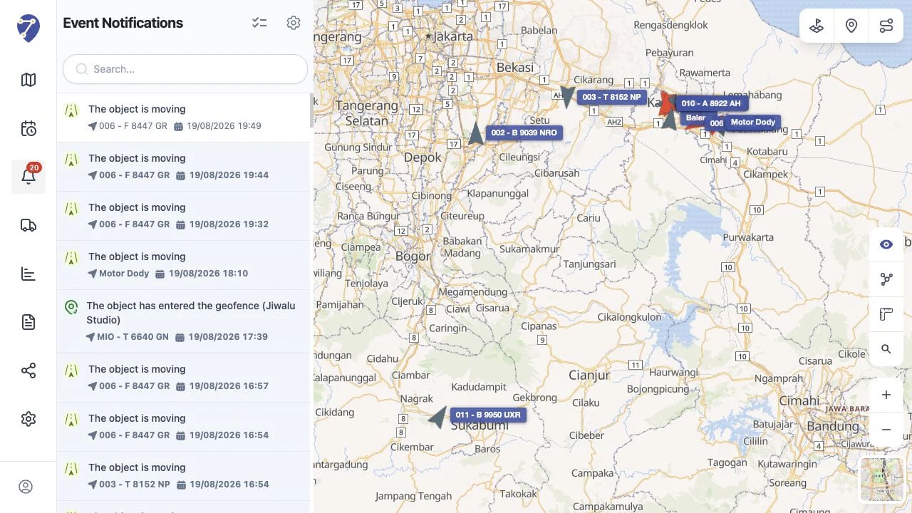 Jitra Event Notifications overview