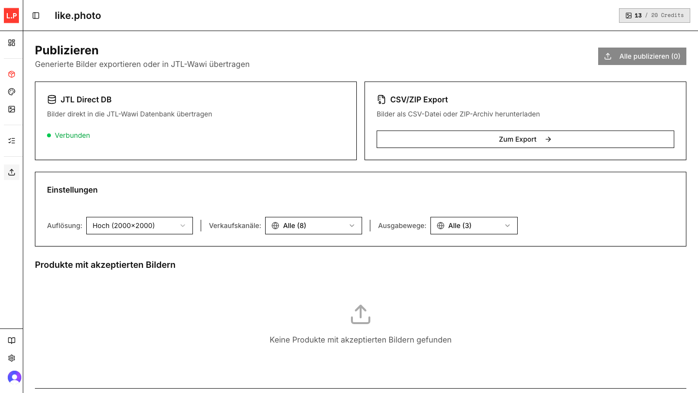 Veröffentlichen Übersicht