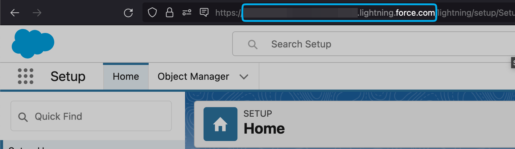 Find the Salesforce instance URL for Mysolution.