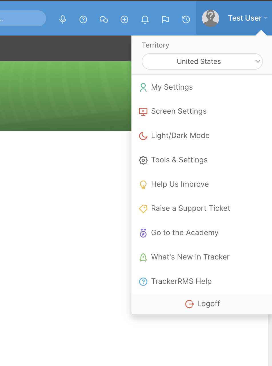 Open Tools & Settings from the user menu.