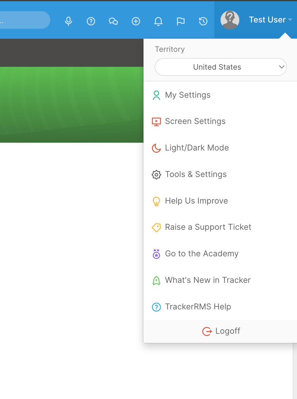 Open Tools & Settings from the user menu.