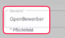 Create the OpenBewerber key, then repeat for OpenStelle.