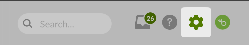 Settings cog in BambooHR