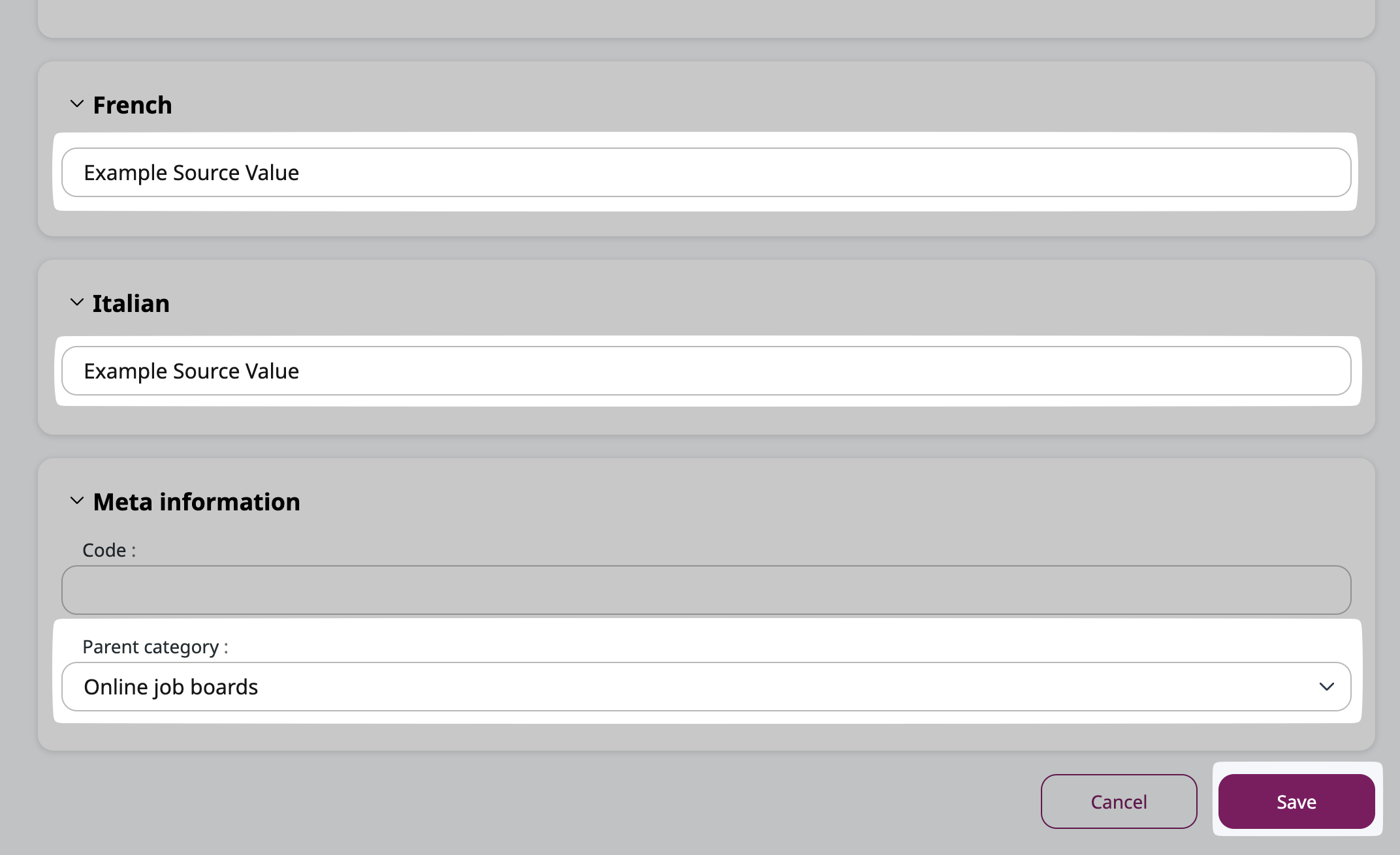 Use the source value supplied by your own connection window.