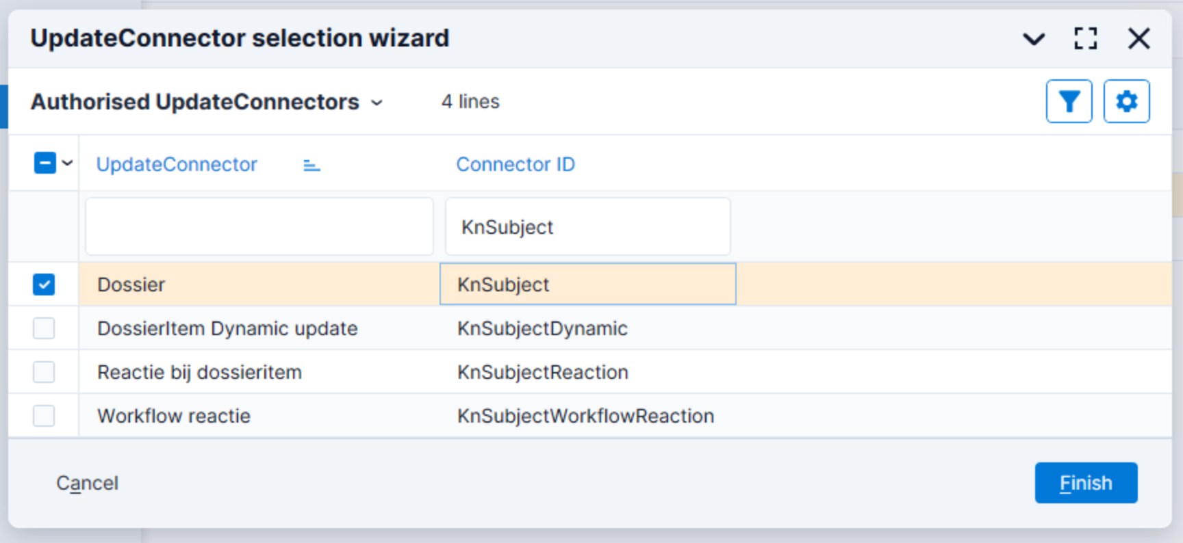 Add KnSubject for attachments.