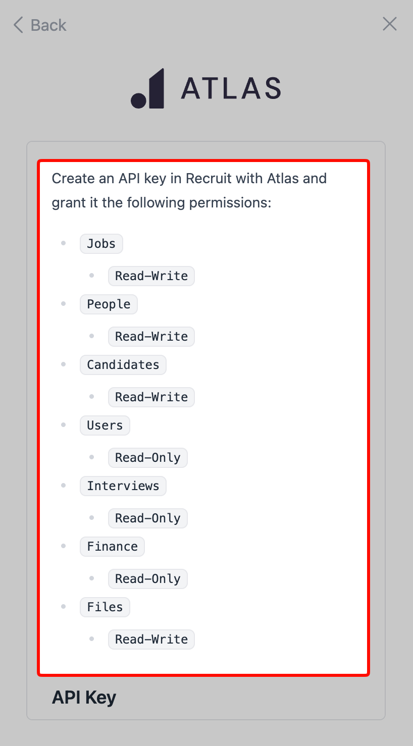 Choose scopes that match the current connection requirements.