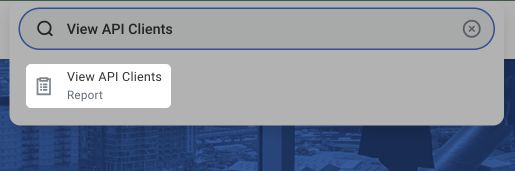 Searching for View API Clients in Workday