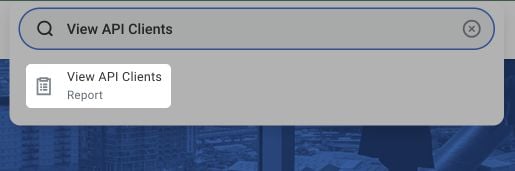 Searching for View API Clients in Workday
