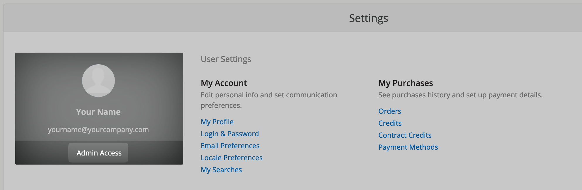 Admin Access label under the account name in SmartRecruiters Settings
