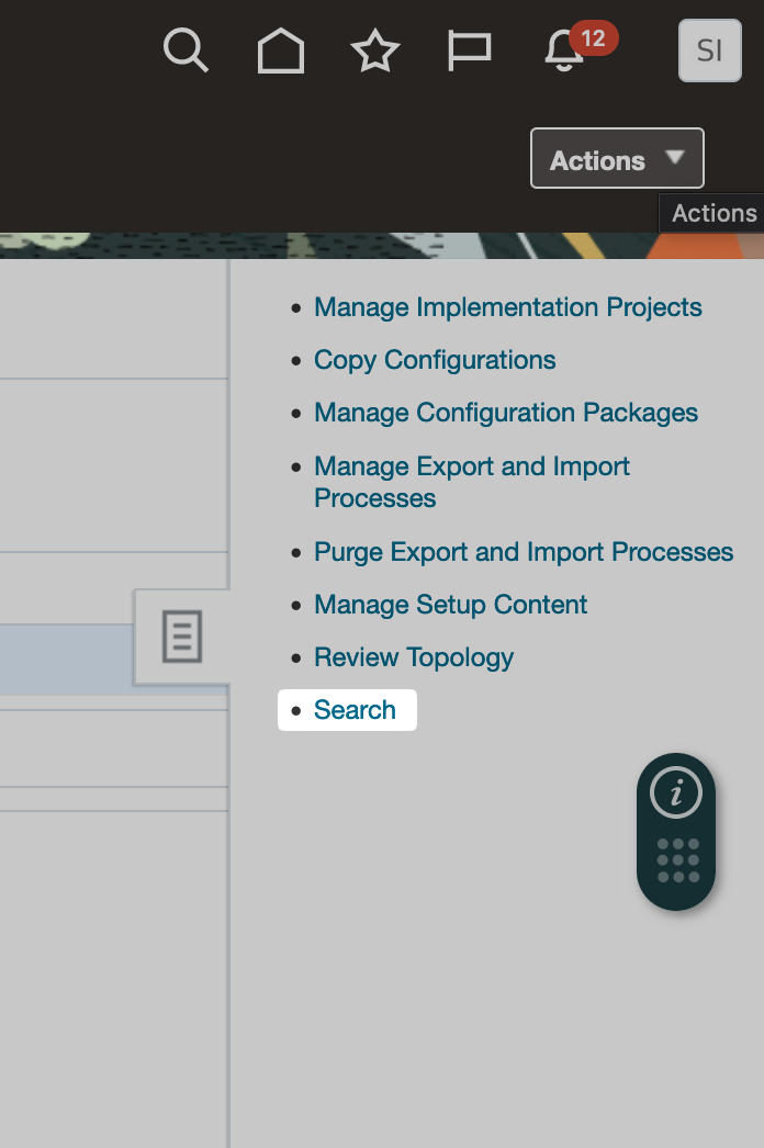 Search option