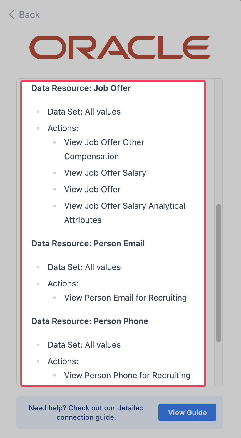 Creating a data security policy