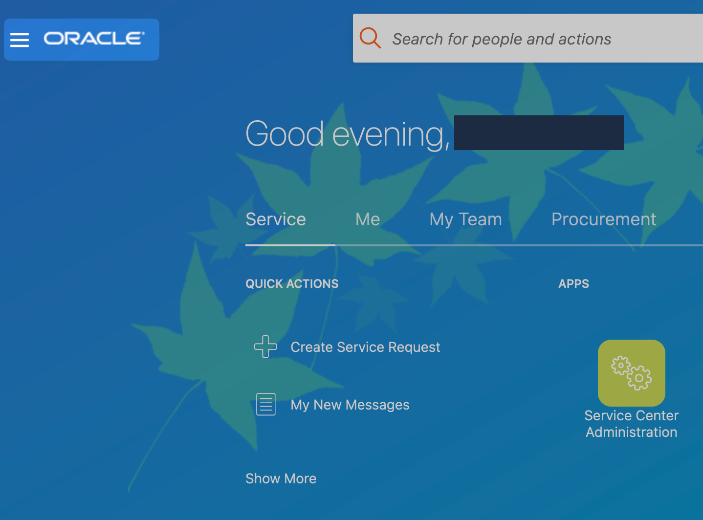 3-bar menu in the top left