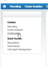 Step 1: opening the user accounts section in the Taleo Administration Panel