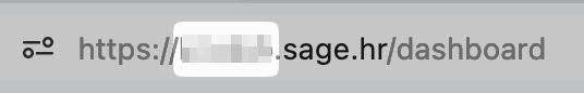 Subdomain in the URL bar
