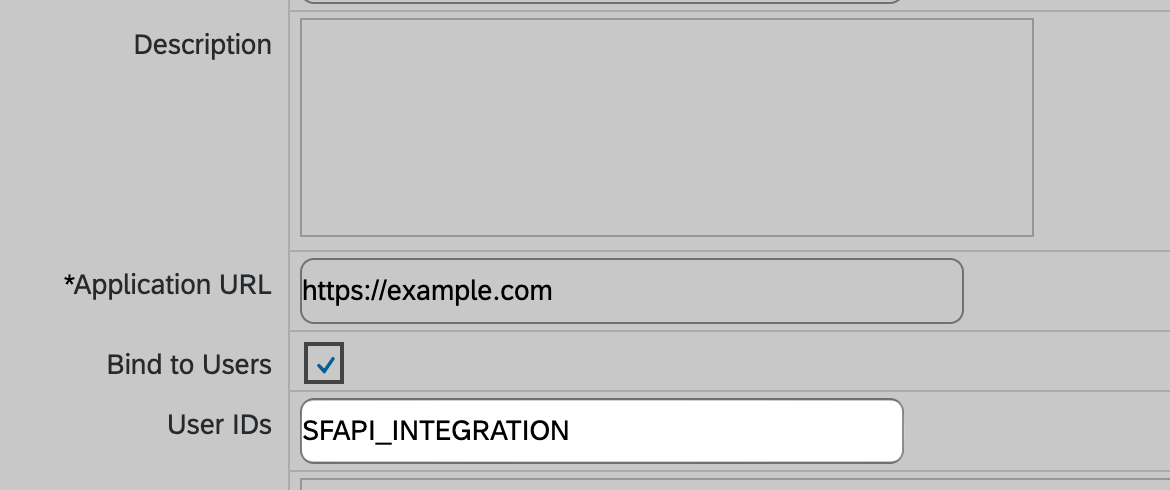 Entering the User ID