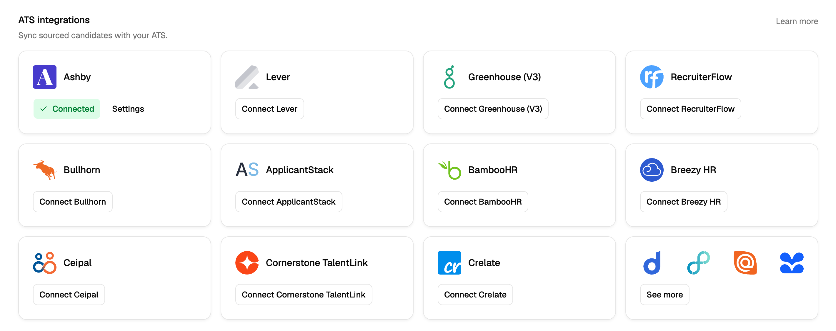 ATS integrations overview