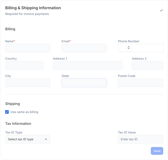 Invoices and Receipts - Julius